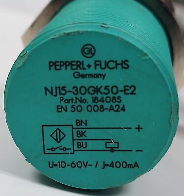 Pepperl NJ15-30GK50-E2 Inductive Proximity Sensor