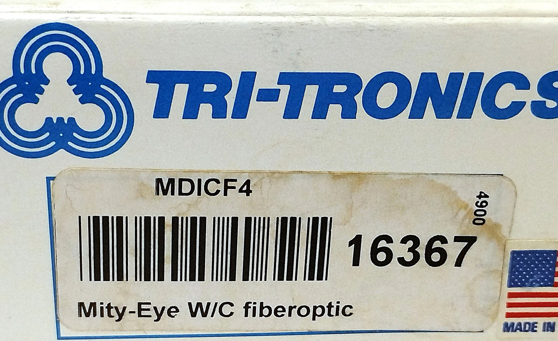 Tri-Tronics MDICF4 16367 10-30 V DC Fiber Optic Photoelectric Sensor