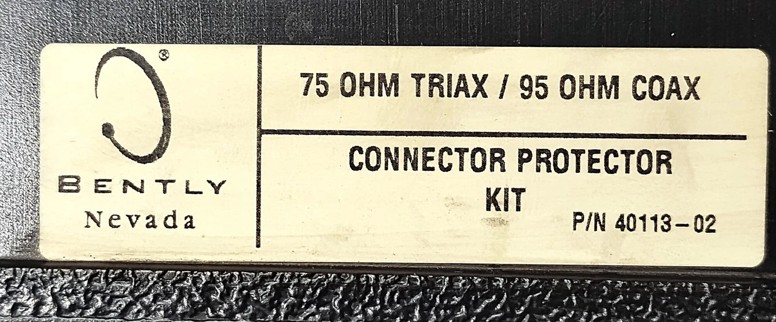 Bently Nevada 40113-02 Connector Protection Kit for 75 OHM TRIAX / 95 OHM COAX