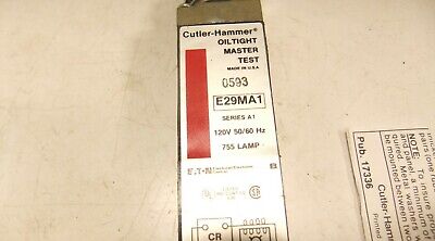 Cutler-Hammer Oil Tight Master Test Piot Light E29MA1