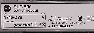 Allen-Bradley 1746-OV8 SLC 500 PLC Output Module