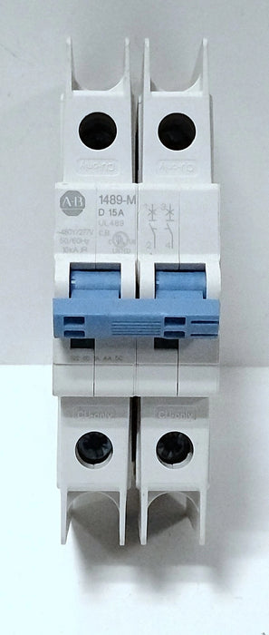 Allen-Bradley 1489-M2D150 480Y/277 V AC 15 A 2-Pole Circuit Breaker