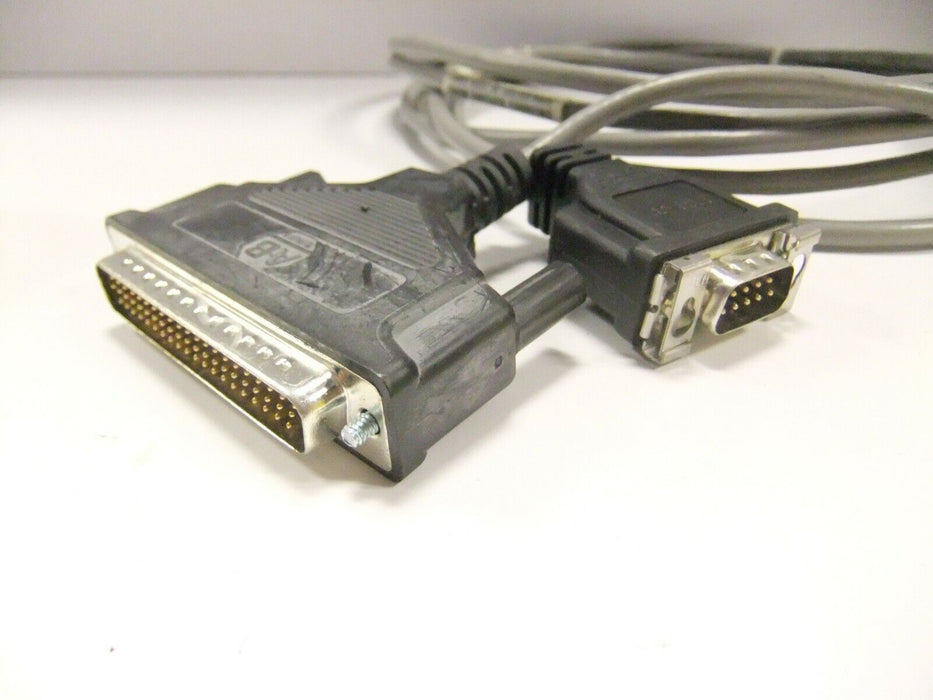 Allen-Bradley Cable W Adapter 1784-CP/B 10.5' 62P & 9P Ends