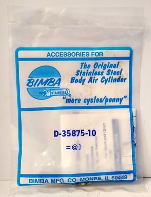 Bimba D-35875-10 Cylinder Switch Mounting Hardware