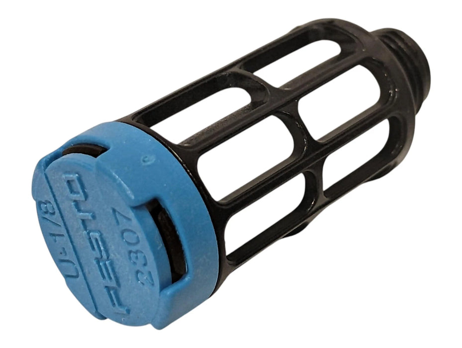 Festo U1/8 2307 0-10 bar 2000L/min 1/8 in BSP Plastic Pneumatic Silencers
