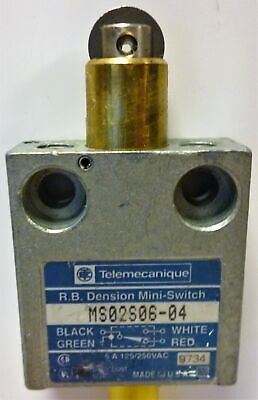 Telemecanique MS02S0604 Roller Plunger Limit Switch