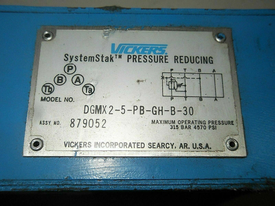 Vickers 879052 Pressure Reducing Valve DGMX2-5-PB-GH-B-30