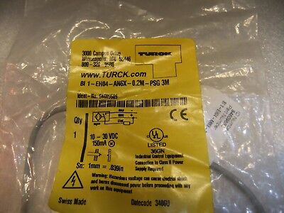 Turck BI 1-EH04-AN6X-0.2m-PSG 3M Inductive Proximity Sensor