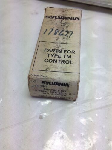 Sylvania Contact Kit For Type TM Control Starter Overload Relay KTM31-1 30A