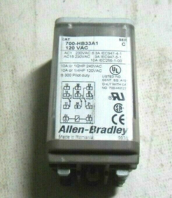Allen-Bradley 700-HB33A1 Blade Base Relay