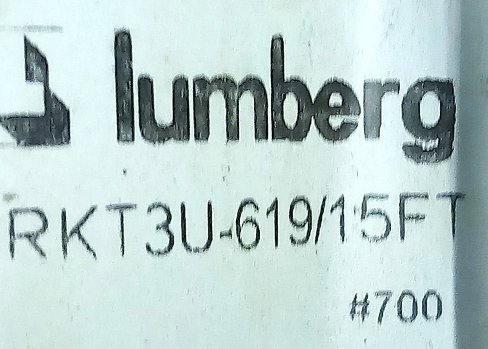Lumberg Automation RKT3U-619/15FT PLC Cable w/ One 3-Pole Circular Connector