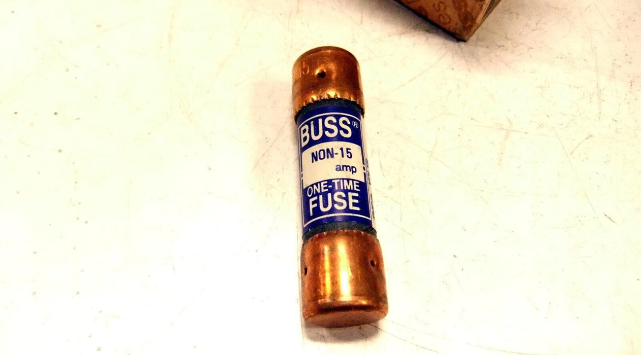 Bussmann Fuses NON15 250V 15A One-Time Only Fuses
