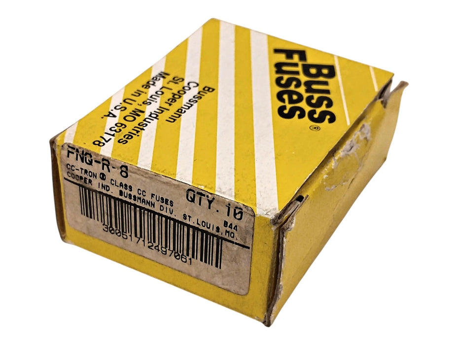 Bussmann FNQ-R-8 600 V AC 8 A Class CC Current-Limiting Time-Delay Fuses