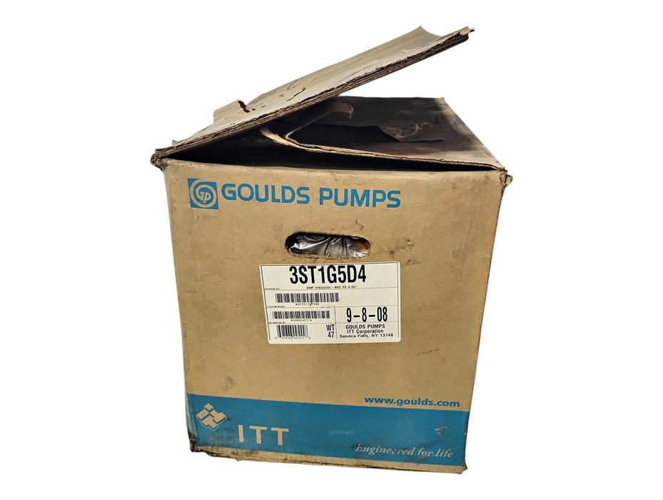 ITT Goulds Pumps 3ST1G5D4 230/460 V 1-1/2 x 2-6 2 HP NPE 316 SS Centrifugal Pump