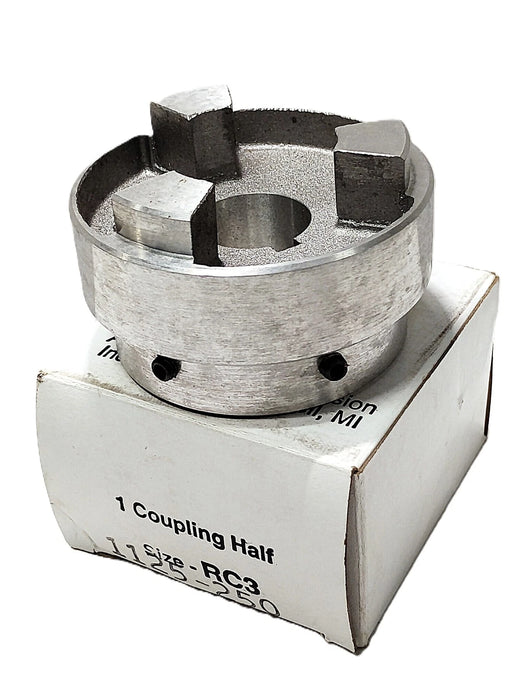 Reuland RC3-1125-250 Jaw Coupling w/ 1-1/8 in Bore and 1/4 in Keyway