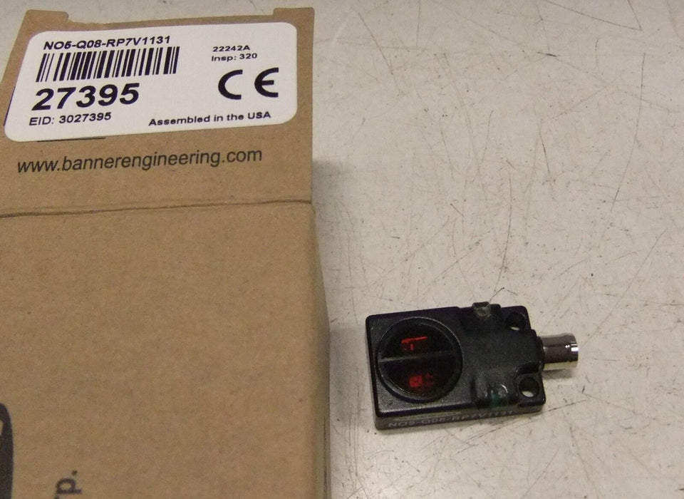 Banner NO5-Q08-RP7-V1131 27395 Photoelectric Sensor