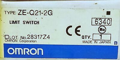 Omron ZE-Q21-2G 125-480 V AC/DC 15 A Roller Plunger Limit Switch