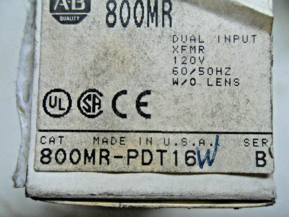 Allen-Bradley 800 MR-PDT16 W White Push Button