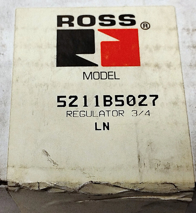 Ross 5211B5027 3/4" NPT 0-125 psig Air Pressure Regulator w/ Gauge