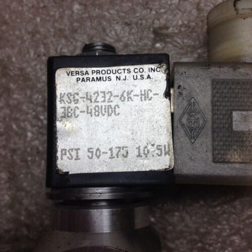 VERSA KSG-4232-6K-HC-3BX-48VDC VALVE