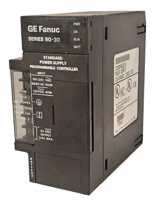 GE Fanuc IC693PWR321 Series 90-30 30 W PLC Power Supply