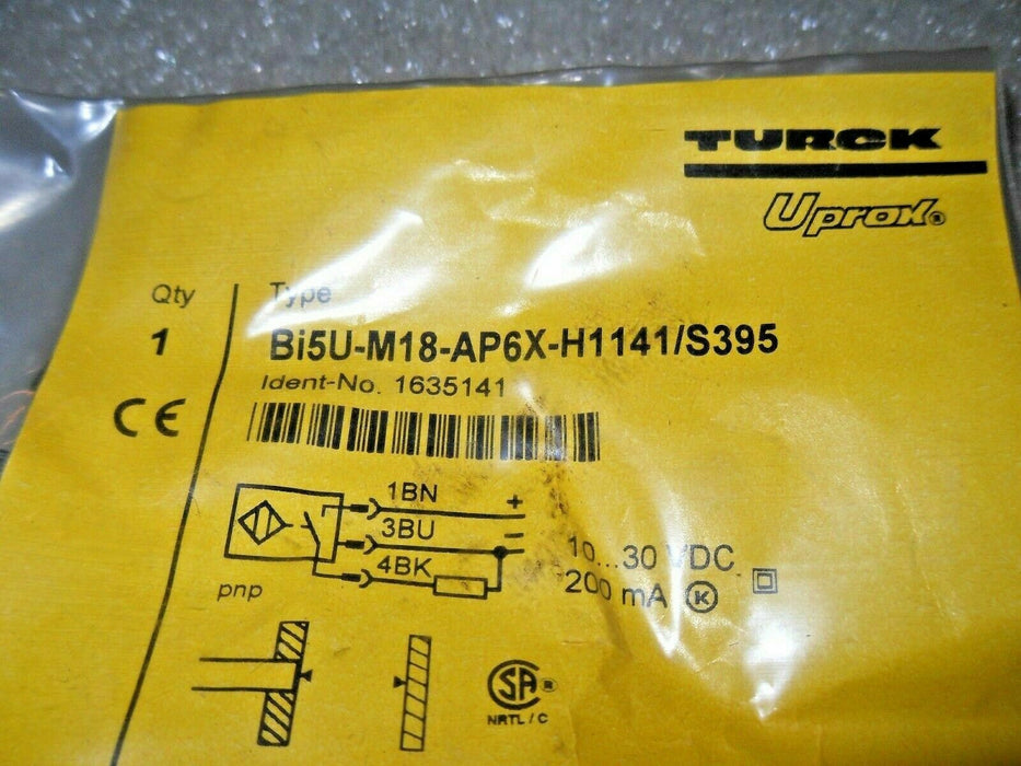 Turck BI5U-M18-AP6X-H1141/S395 Proximity Switch