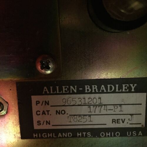 Allen-Bradley 96531201 1774-P1 Power Supply