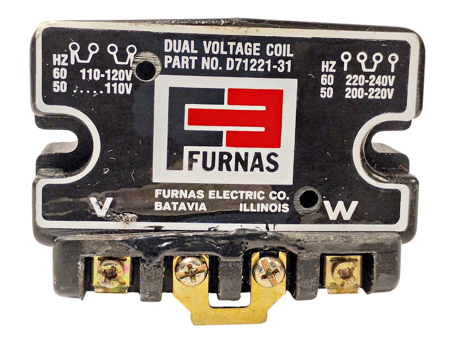 Furnas D71221-31 110-120 V AC/200-240 V AC Dual Voltage Magnetic Coil