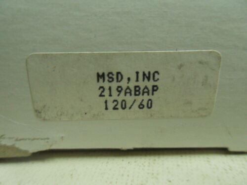 1 MSD 219ABAP RELAY