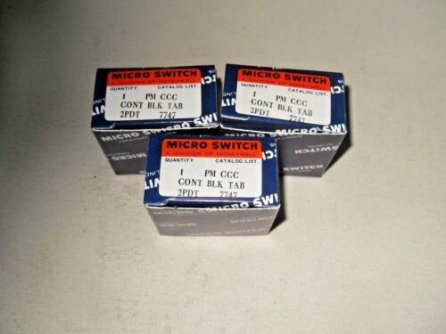 3 MICRO SWITCH PMCCC CONTACT BLOCK TABBED