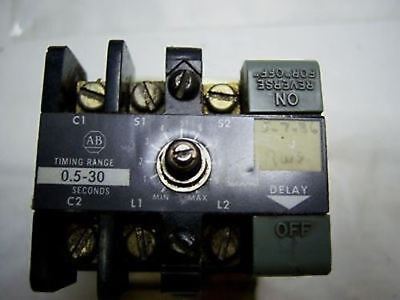 Allen-Bradley SS Time Delay Relay 852S-NSB .5-30 S