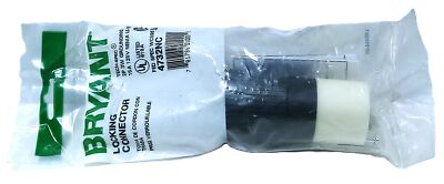 Bryant 4732NC 125 V AC 15 A NEMA L5-15 2 Pole 3 Wire Locking Plug