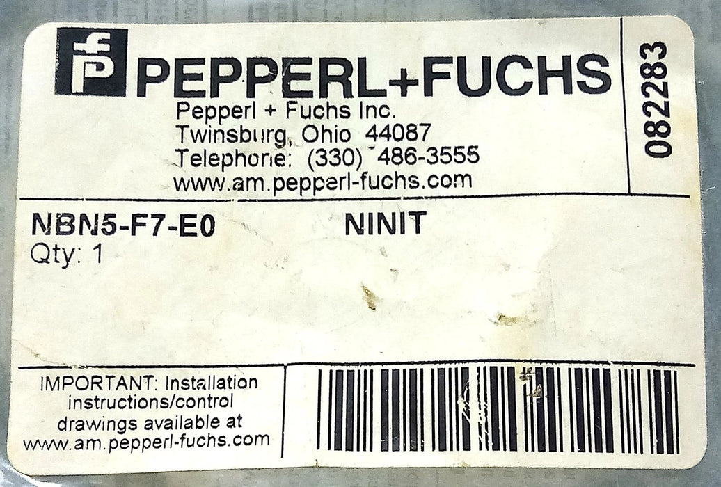 Pepperl Fuchs NBN5-F7-E0 10-60 V DC Inductive Proximity Sensor