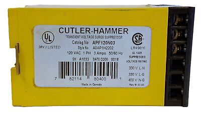 Cutler-Hammer APF120N03 AUTOMATION POWERLINE FILTER 110/120VAC Surge Suppressor