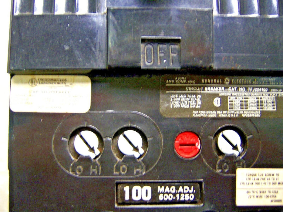 GE Circuit Breaker TFJ224100 100 Amp 2P