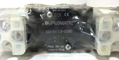 Duplomatic DS3-S1011N-D24K1 24 V DC Hydraulic Solenoid Directional Control Valve