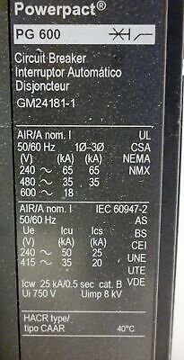 Merlin Gerin GM241811 / PGP36060CU33A Circuit Breaker