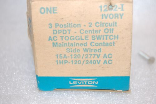 LEVITON 1282-I AC TOGGLE SWITCH