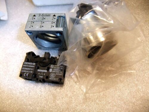 LOT OF 3 Siemens PUSHBUTTONS 3SB3 602-0AA11