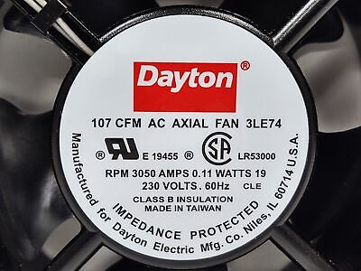 Dayton 3LE74 230 V AC Electronic Component Fan