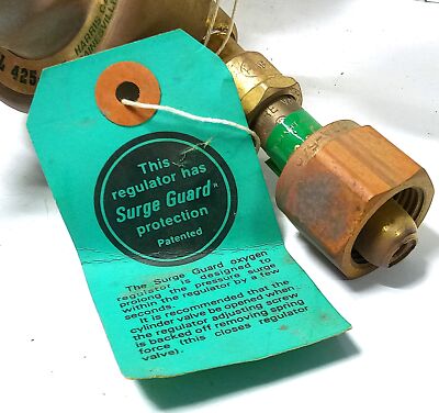 Harris 425-125-540SG 9/16-18 Gas Welding Regulator w/ Surge Guard
