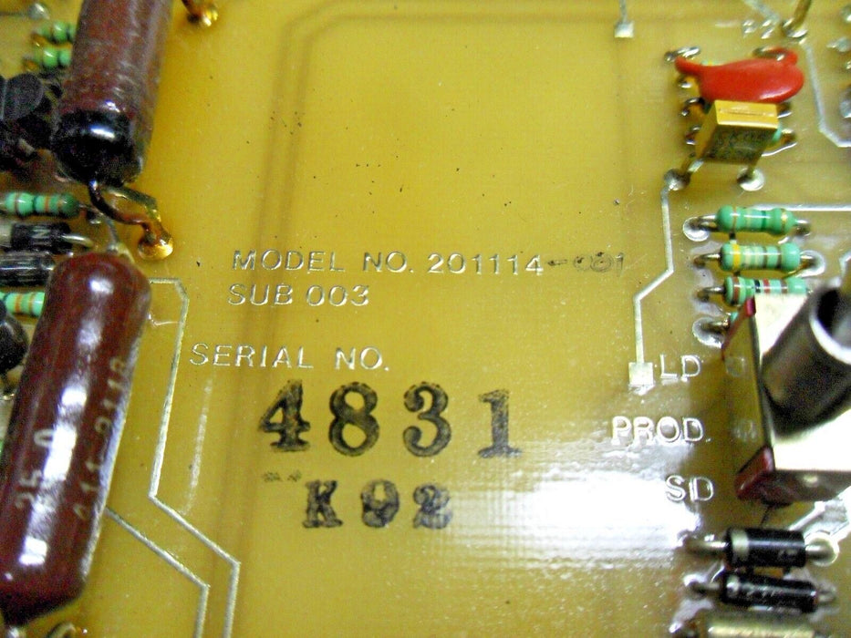 Label Aire 201114 Circuit Card