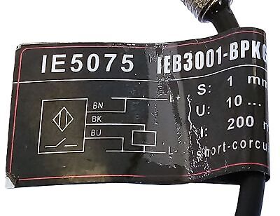 Efector IEB3001-BPKG/6M IE5075 10-36VDC Inductive Proximity Sensor