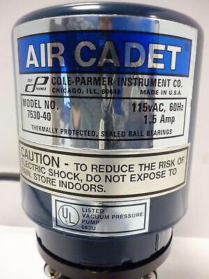 Cole-Parmer 7530-40 Air Cadet Vacuum Pump