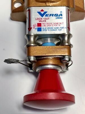 Versa Valves VIZ-3511-LOVB 2 Position Lock-out Valve