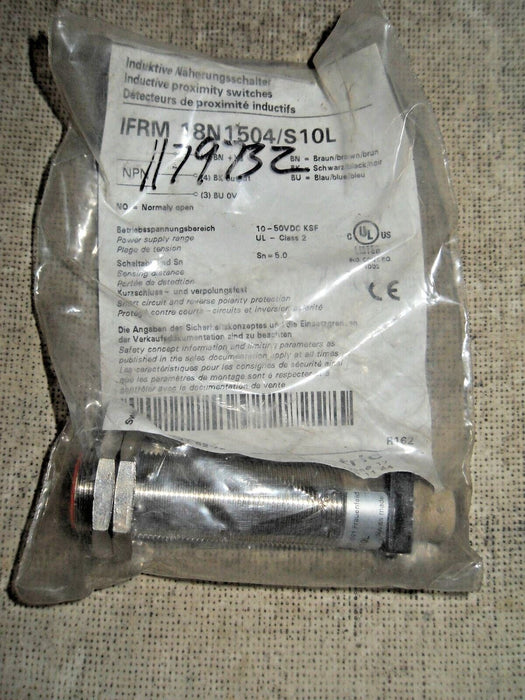 Baumer Electric Ifrm 18N1504/S10L Inductive Proximity Switch