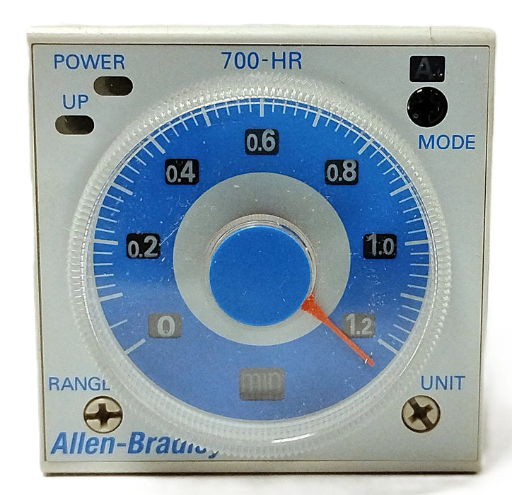 Allen-Bradley 700-HR52TU24 Ser C 12-48VDC/24-48VAC .05 Sec-300 Hr Timer Relay
