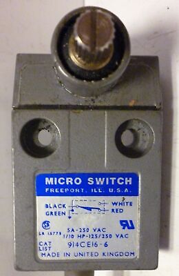 Microswitch 914CE16-6 Limit Switch