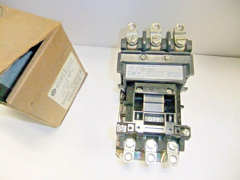 Allen-Bradley AC Lighting Contactor 500FL-COD93