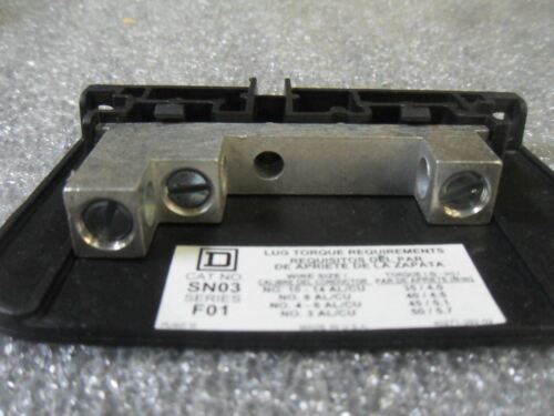 1 Square D SN03 INSULATED GROUNDABLE NEUTRAL KIT
